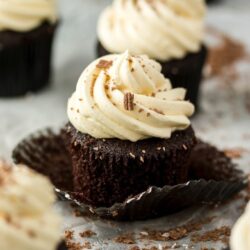 Chocolate Mint Cupcakes are a delectable combination of light and fluffy chocolate cupcakes, peppermint chocolate ganache and peppermint buttercream. This is a must make treat.