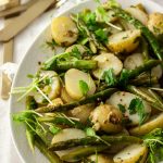 This Warm Potato Asparagus Salad makes a great side dish for any occasion. Using baby potatoes, fresh asparagus and a tangy easy vinaigrette, this is a potato salad with a difference.