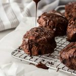 How about these Chocolate Scones for a slightly more indulgent breakfast or morning tea treat. Slightly sweet and topped with melted chocolate, these easy scones will melt in your mouth.