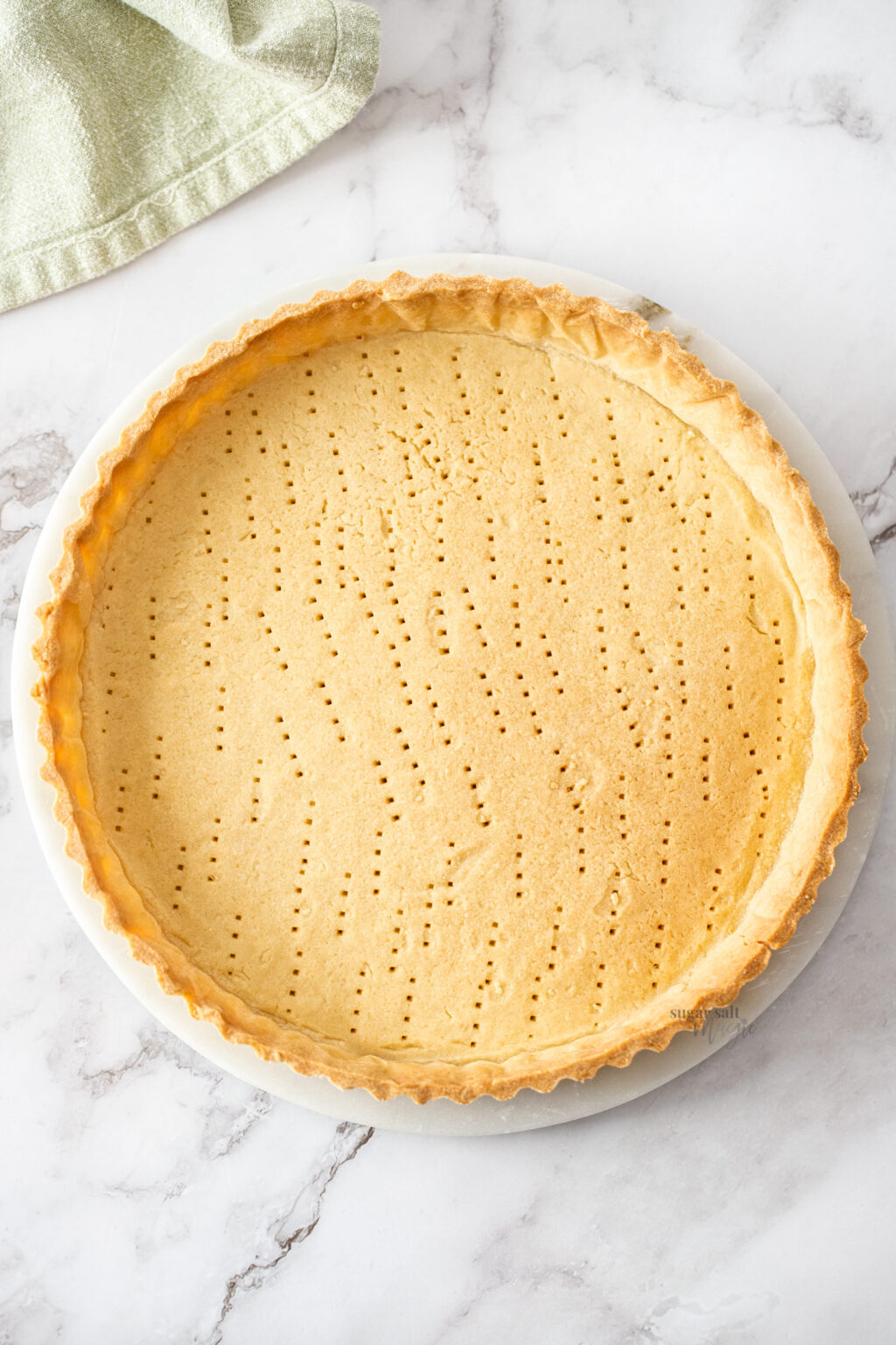 Sweet Shortcrust Pastry (Pâte Sucrée) - Sugar Salt Magic