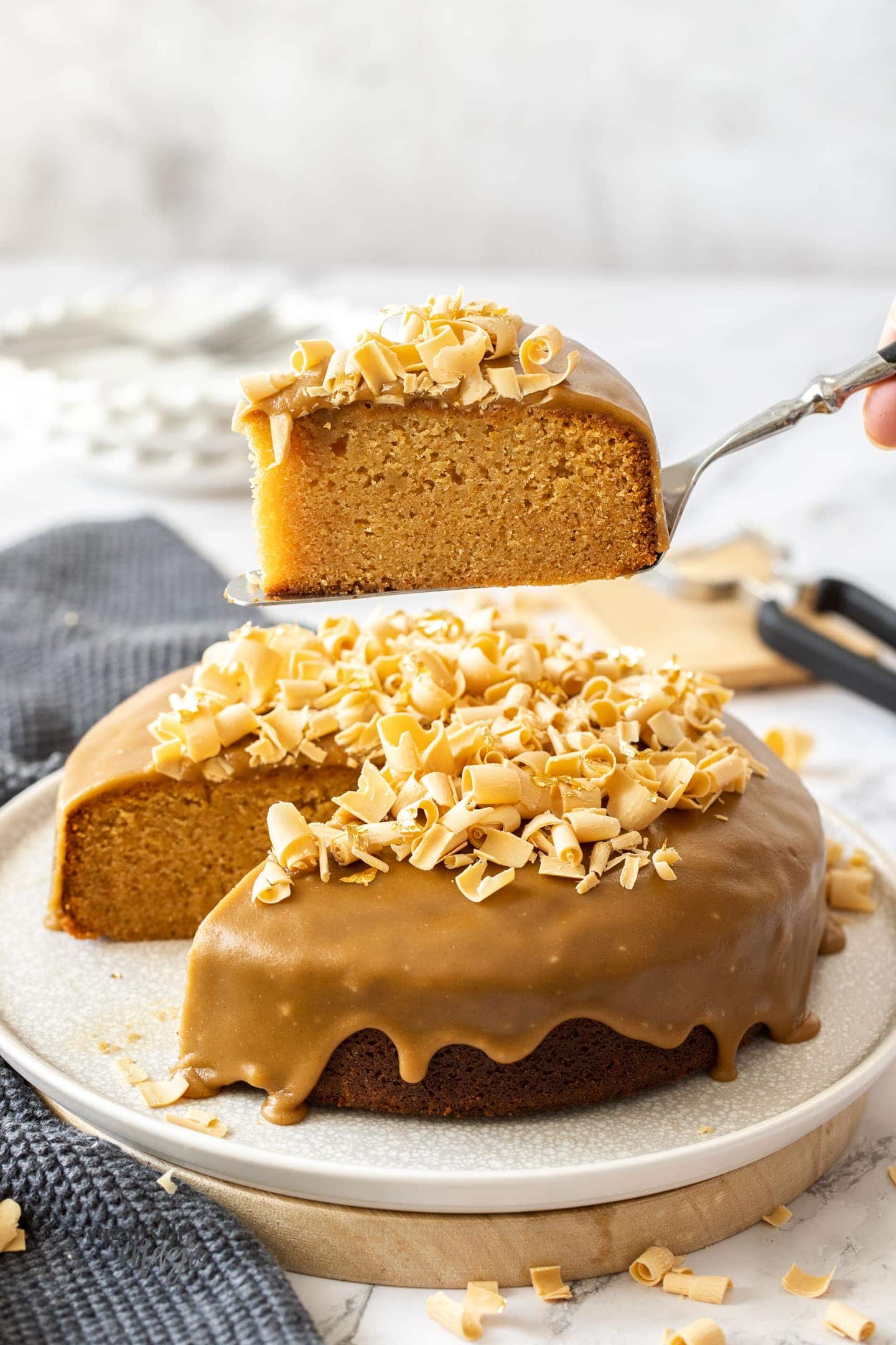 Salted Caramel Cake - Gills Bakes and Cakes