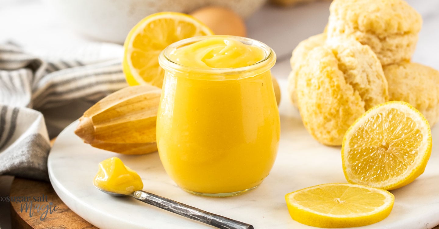 ???? Easy Lemon Curd - 4 ingredients, 10 minutes! - Sugar Salt Magic