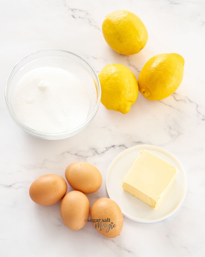 🍋 Easy Lemon Curd - 4 ingredients, 10 minutes! - Sugar Salt Magic