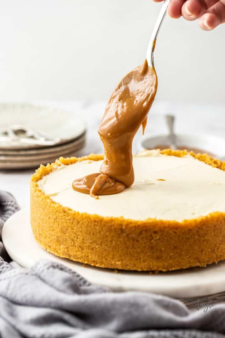 Dulce De Leche Cheesecake I Glas