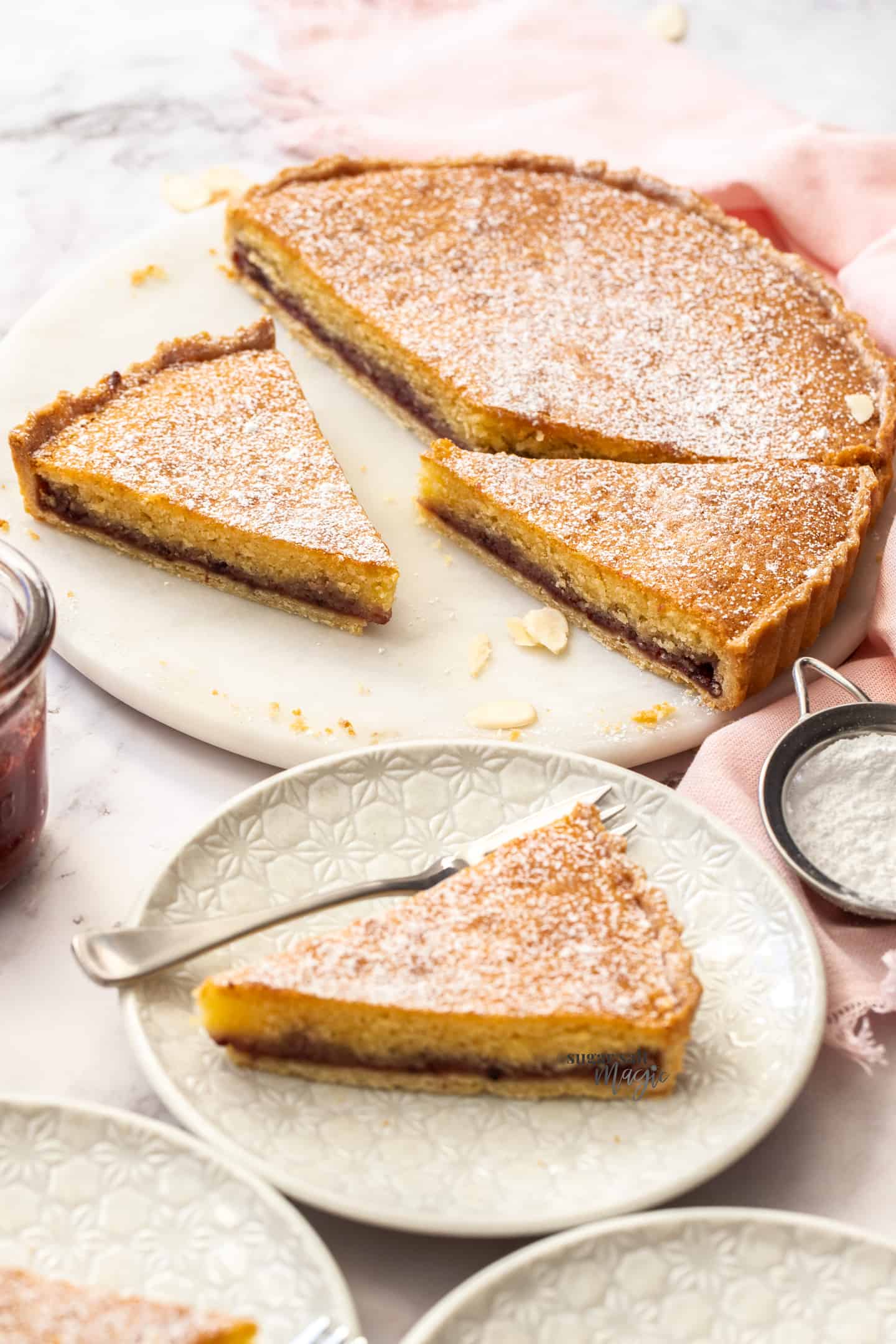 Cherry Bakewell Tart Recipe | Easy Classic British Dessert
