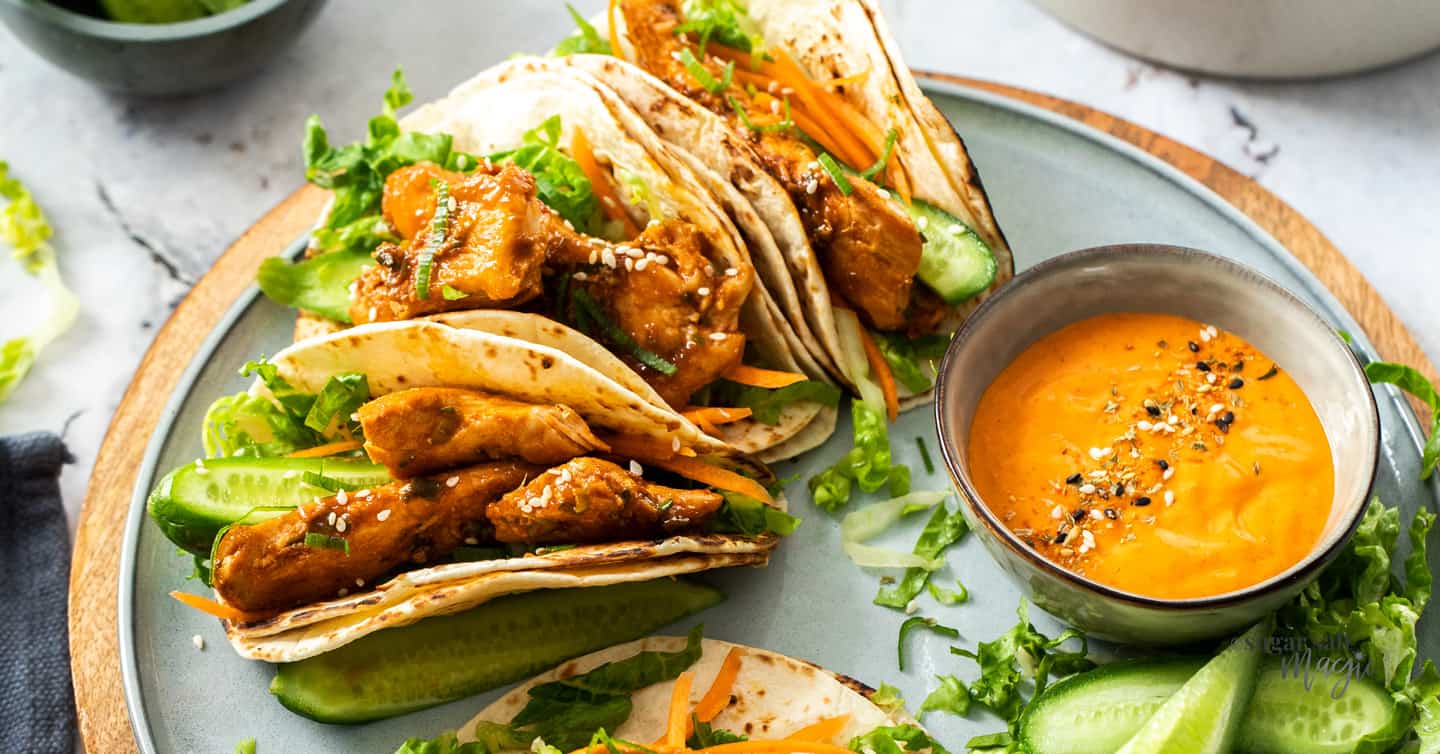 Spicy Korean Chicken Tacos 🌮 Sugar Salt Magic