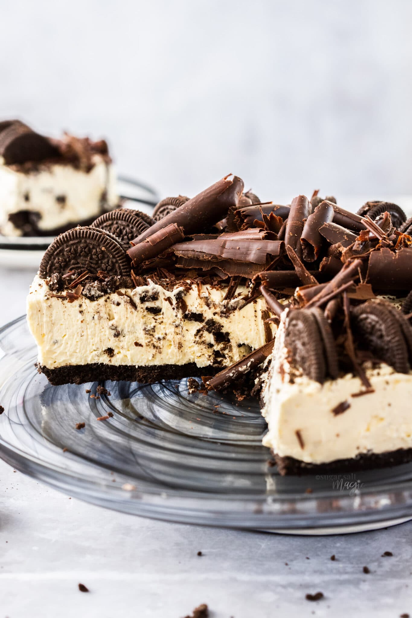  No Bake Oreo Cheesecake Recipe [+ Video] - Sugar Salt Magic 