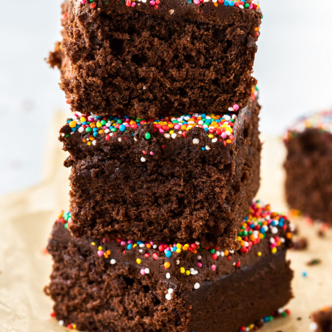 One Bowl Chocolate Cake - easy, soft & fudgy - Sugar Salt Magic