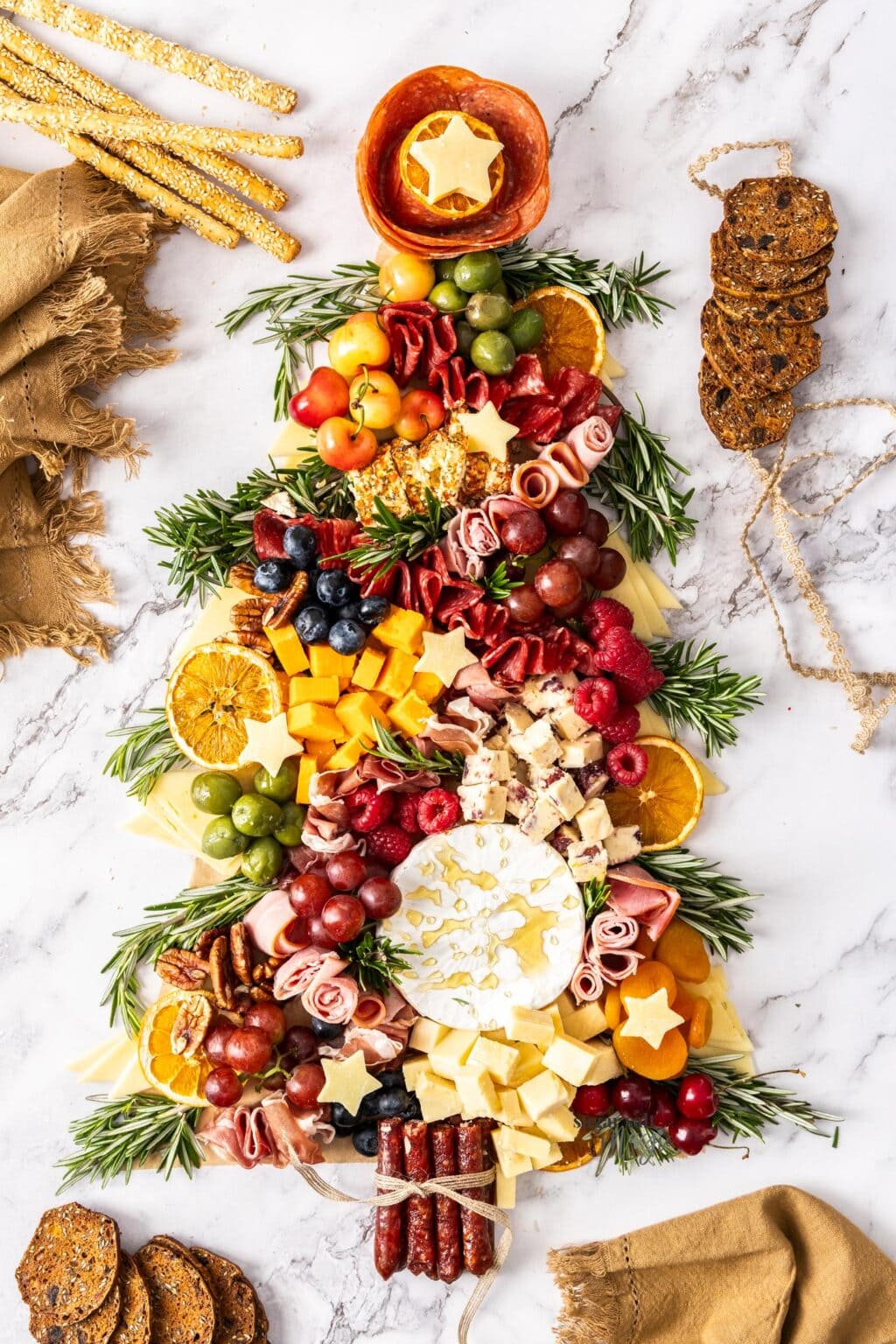 Christmas Tree Charcuterie Board - Sugar Salt Magic