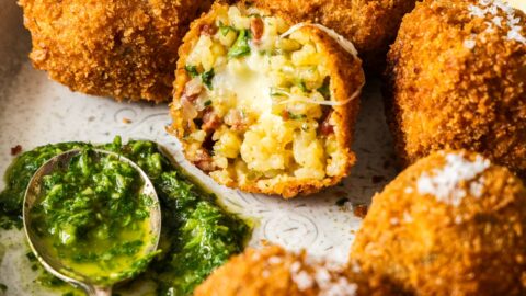 Chorizo Arancini - Sugar Salt Magic