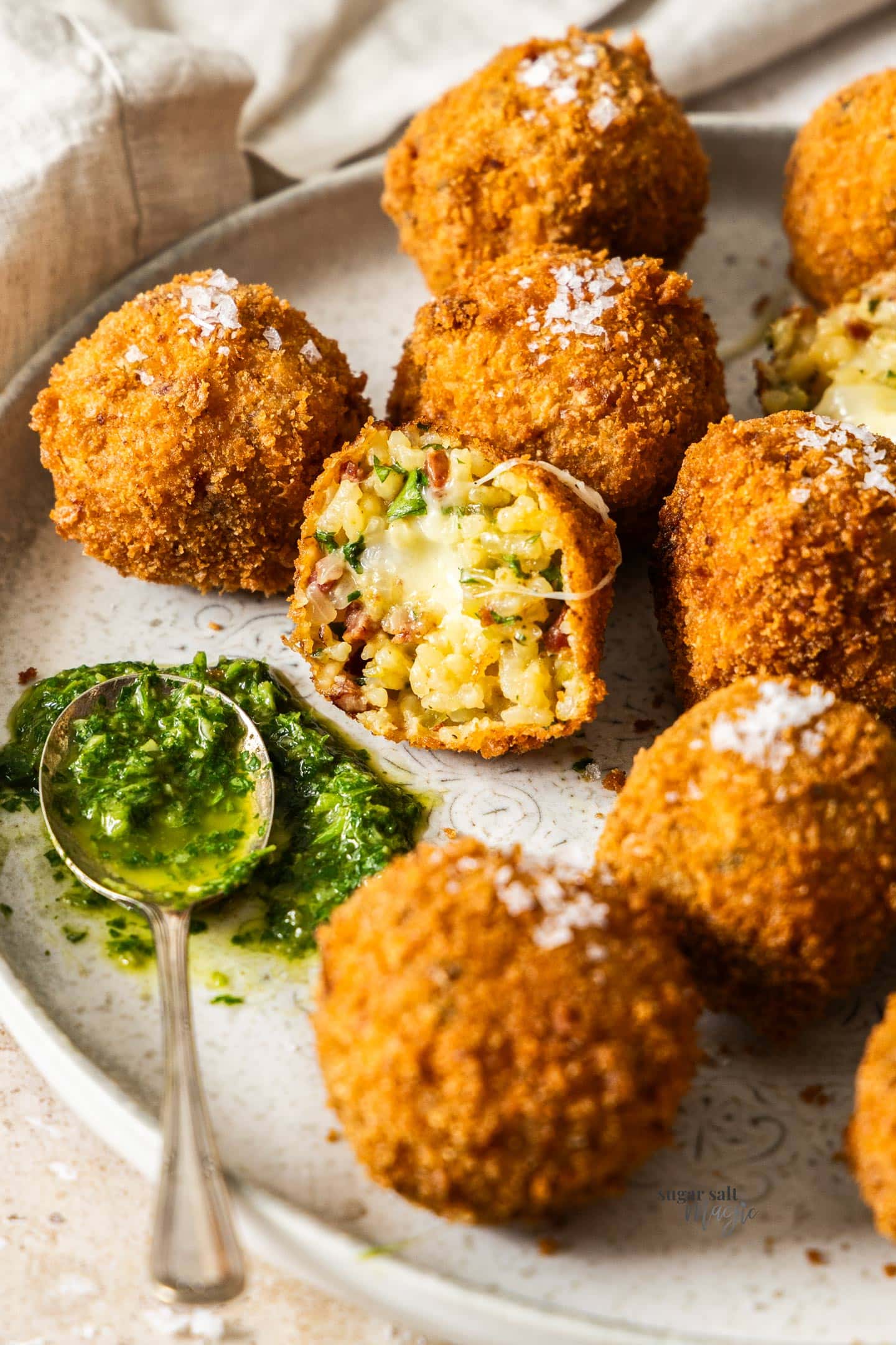 Chorizo Arancini - Sugar Salt Magic